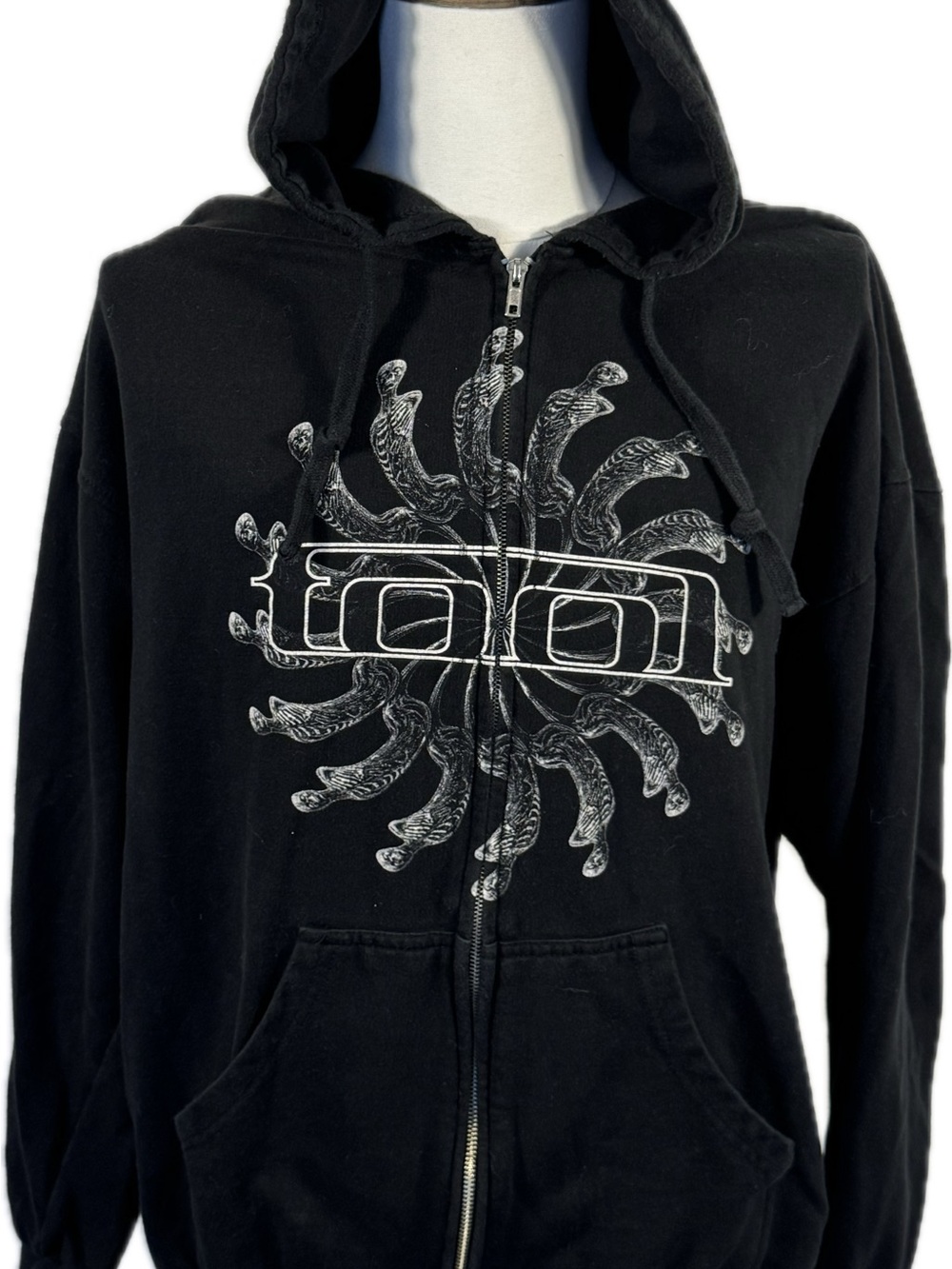 Authentic TOOL 10,000 Days Tour Concert Hoodie 2XL Rare Full Zip Black